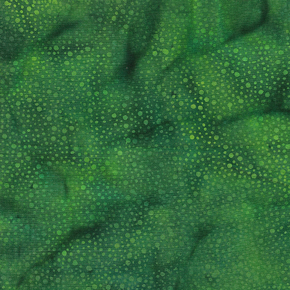 Chickadee - Mini Dots - Dark Green