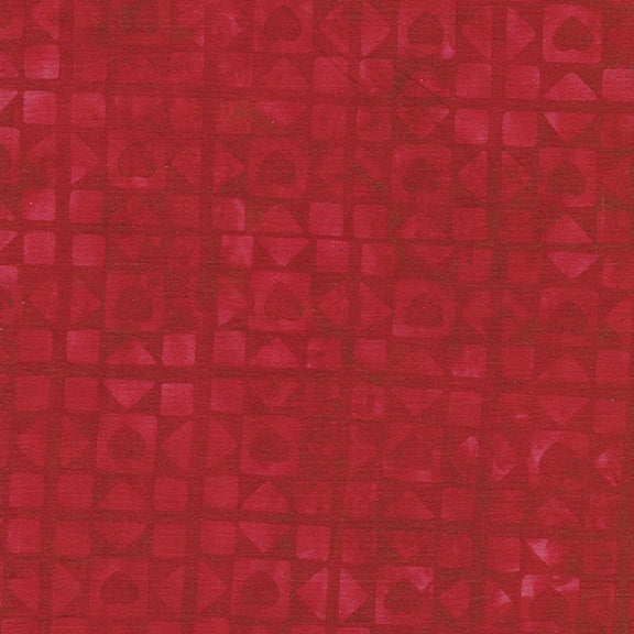 Chickadee - Patchwork - Red