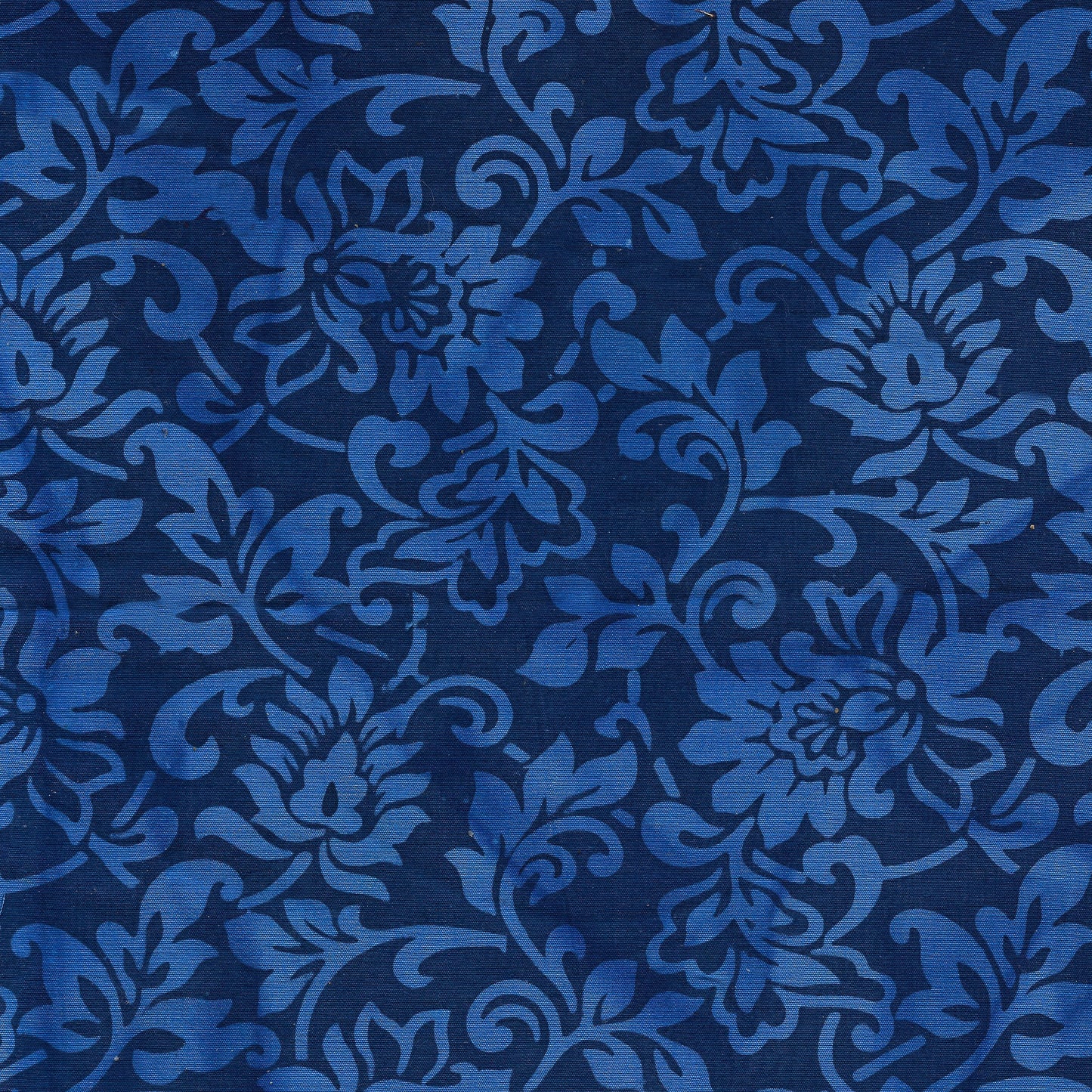 Ornate Gems - Large Floral-Blue | Fabric by the Yard