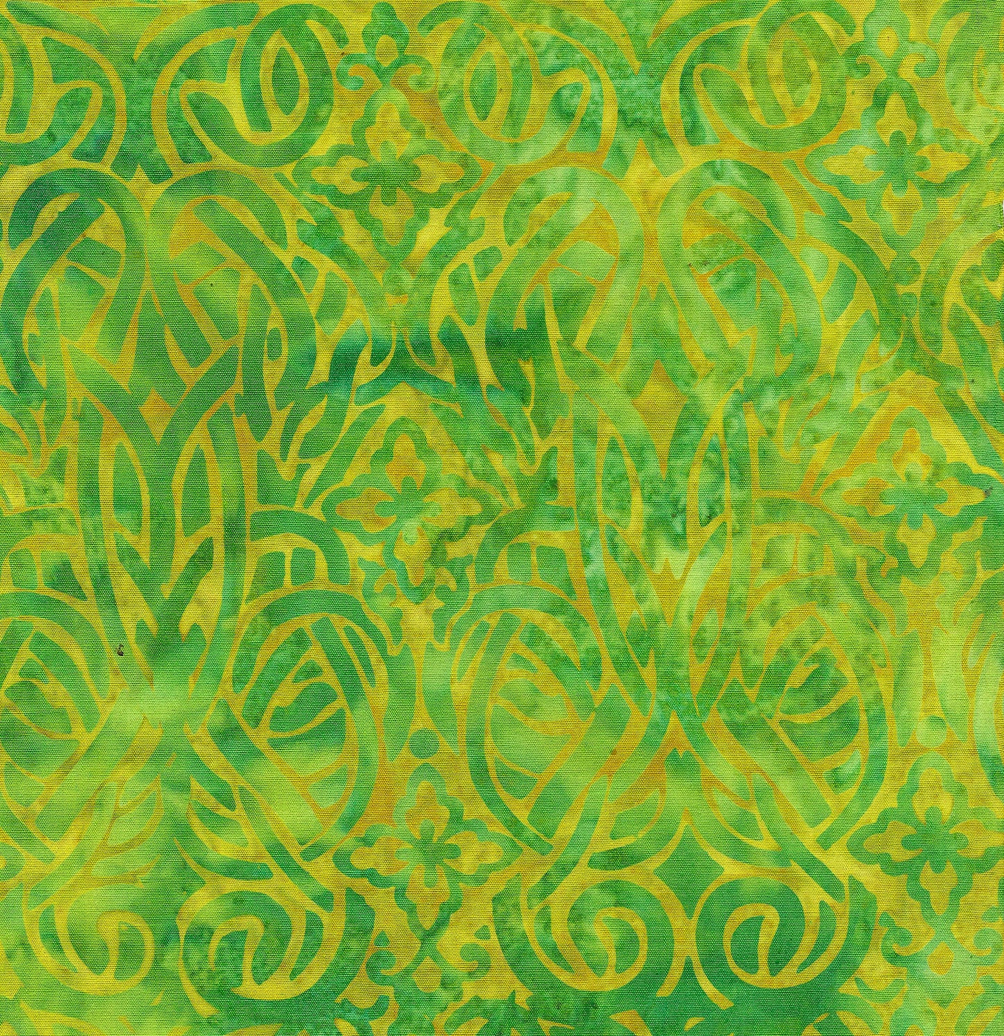 Ornate Gems - Leaf Lines - Green| Fabric by the Yard