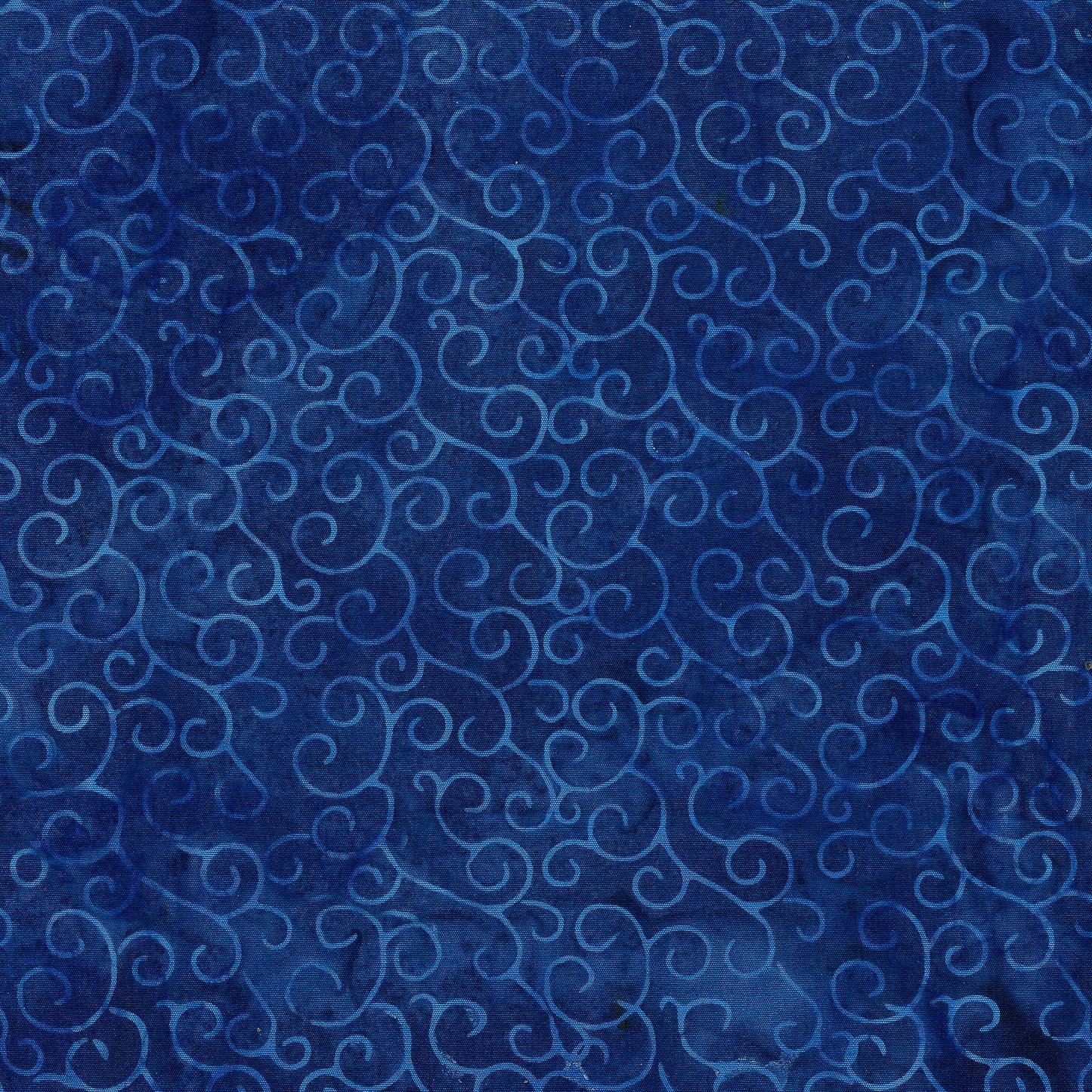 Ornate Gems - Scrolls - Blue| Fabric by the Yard