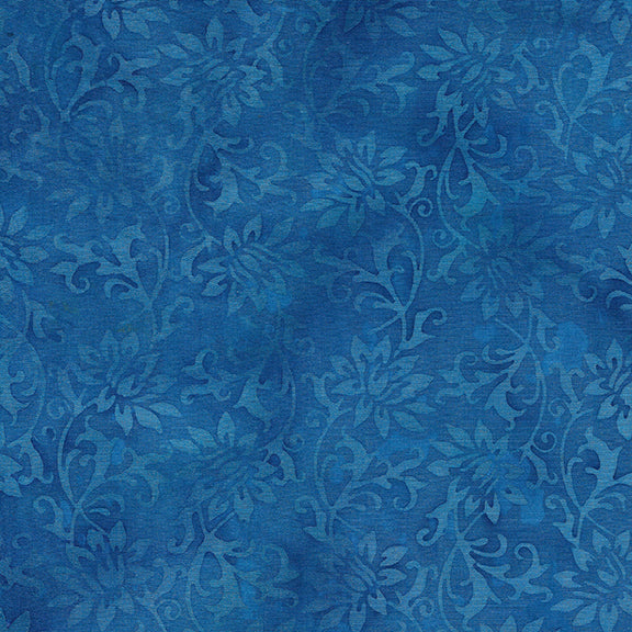 Royal Crown - Floral - Bright Blue