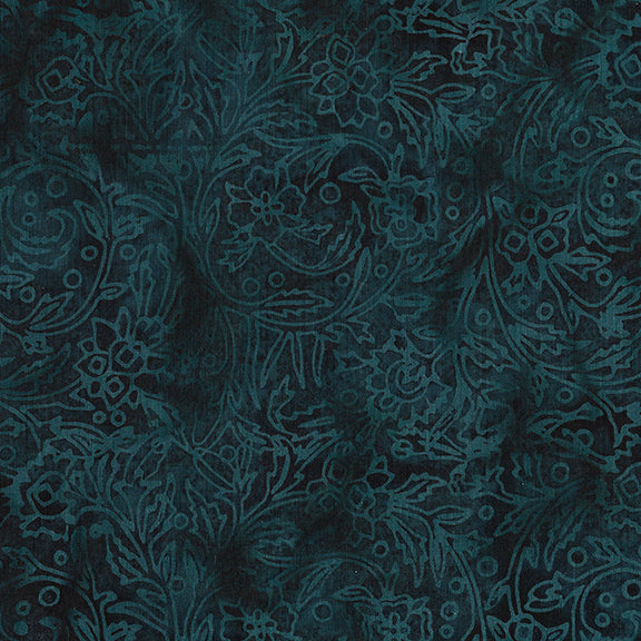Royal Crown - Art Floral - Dark Teal