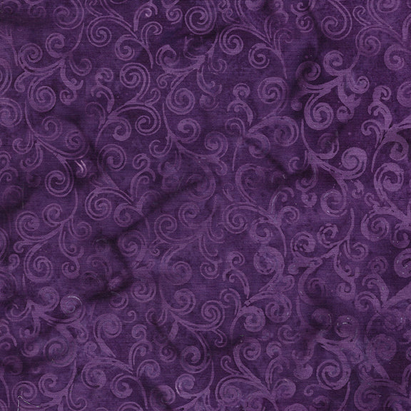 Royal Crown - Scrolls - Eggplant