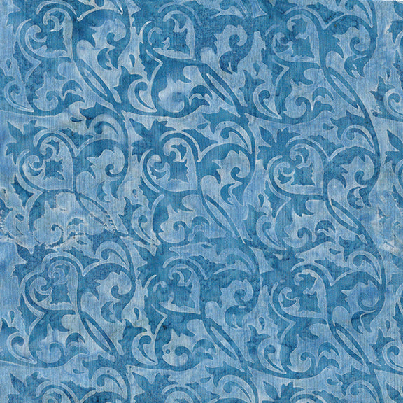 Royal Crown - Vines & Leaves - Blue