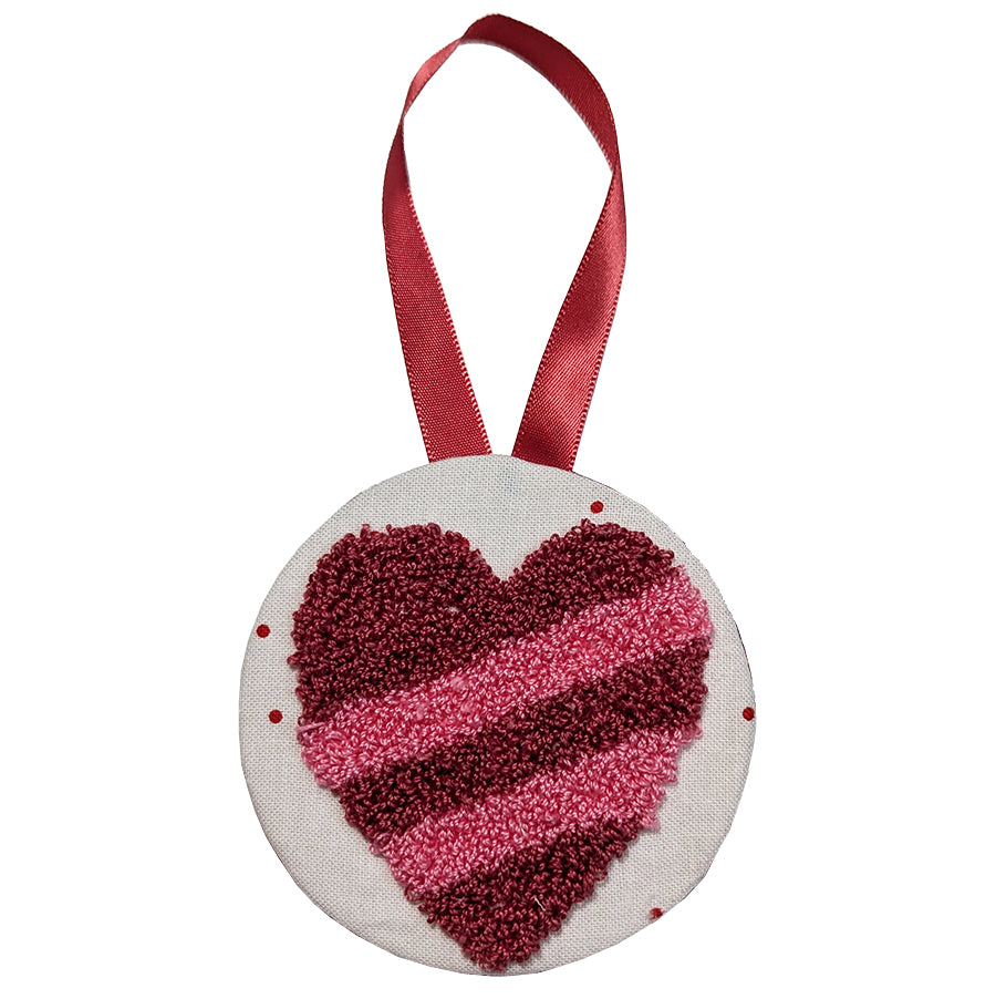Be My Valentine Punch Needle 12 wt Thread Pattern or Kit