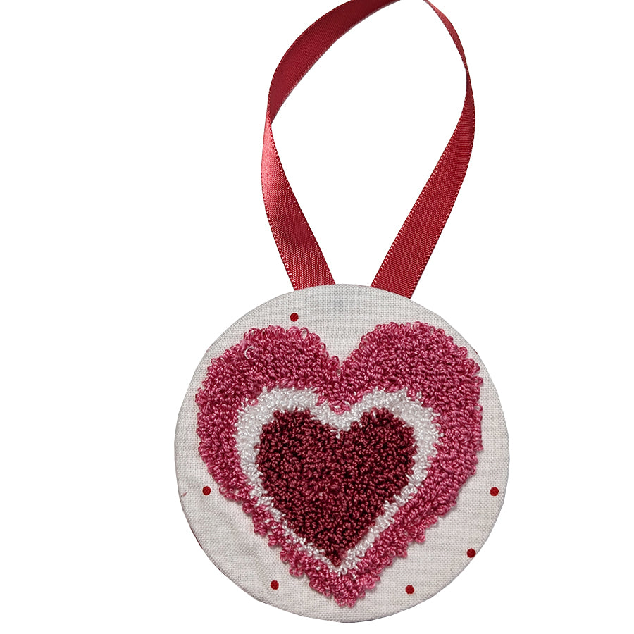 Be My Valentine Punch Needle 12 wt Thread Pattern or Kit