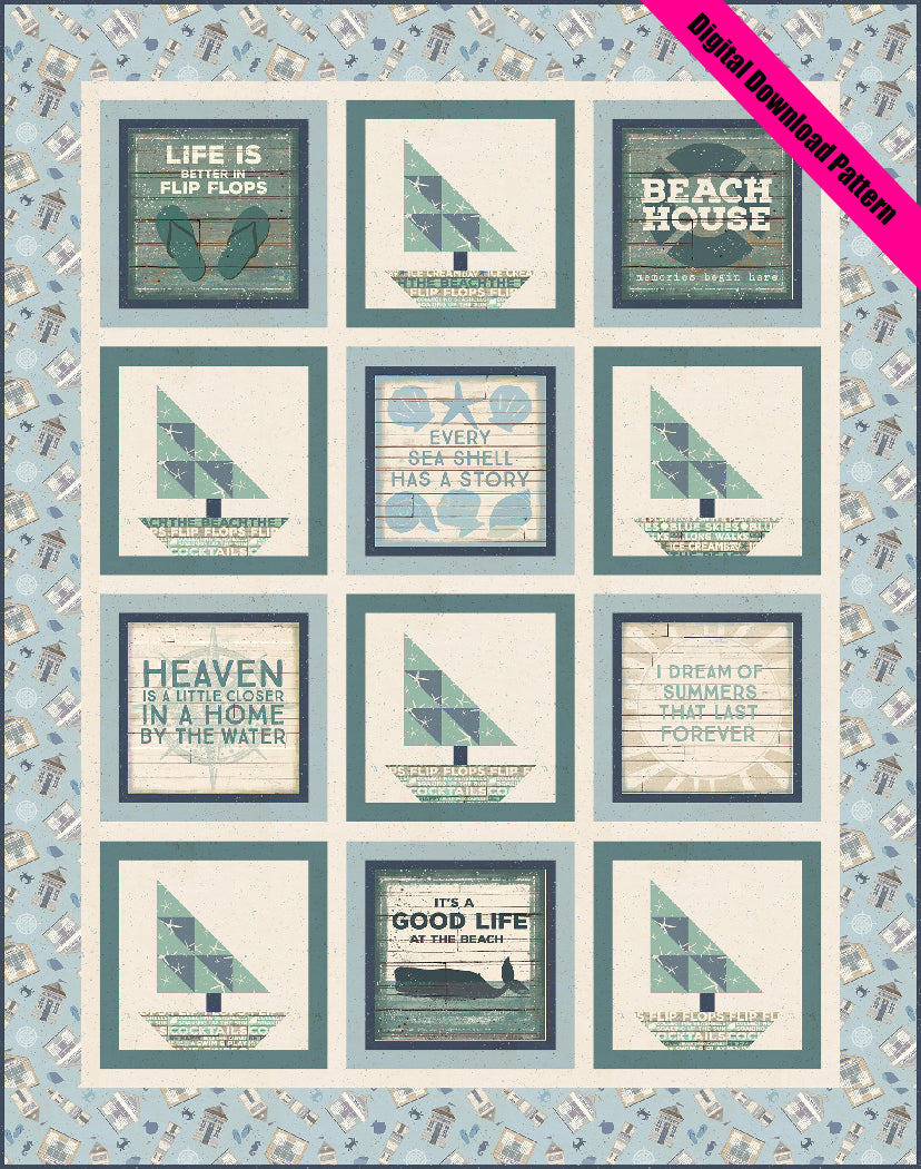 Beachcomber quilt pattern