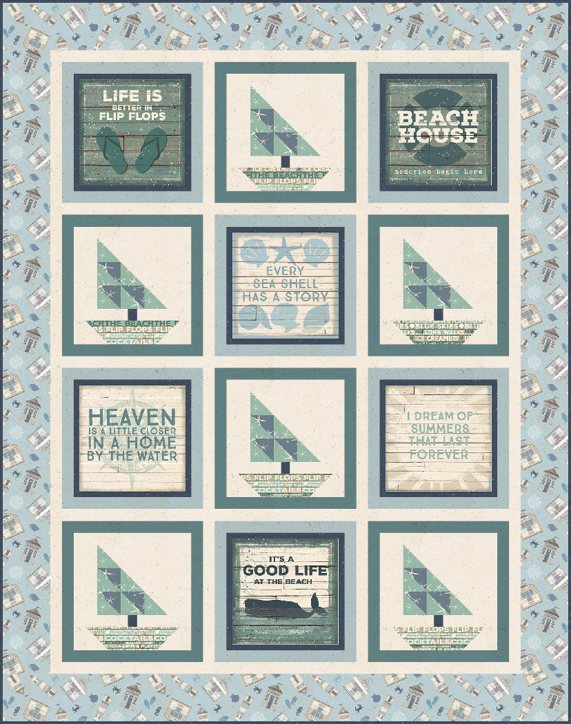 Beachcomber quilt pattern