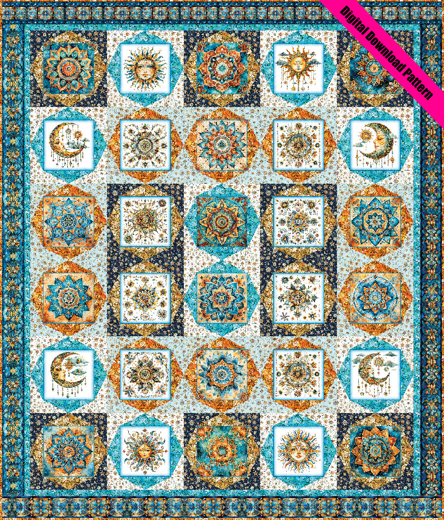 Boho Sunshine Quilt Pattern