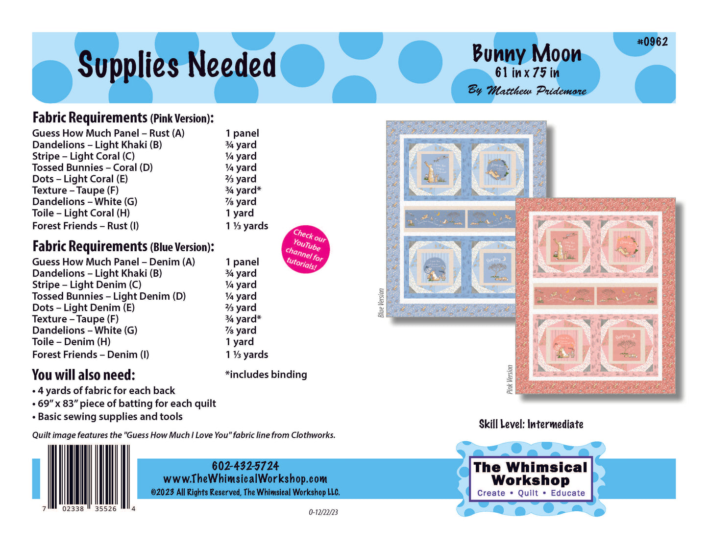Bunny Moon - Pattern