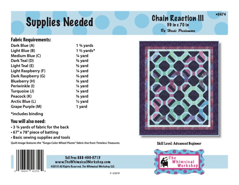 Chain Reaction III Quilt Pattern