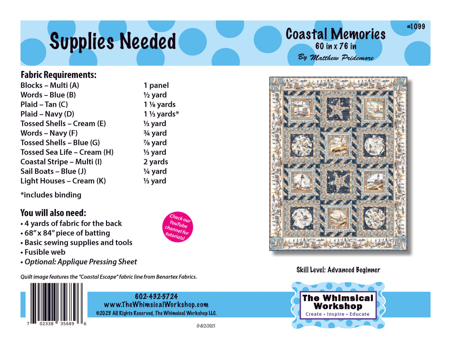 Coastal Memories- Pattern
