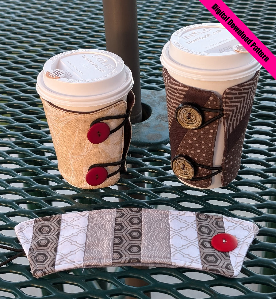Cup Huggers beverage Sleeve sewing pattern
