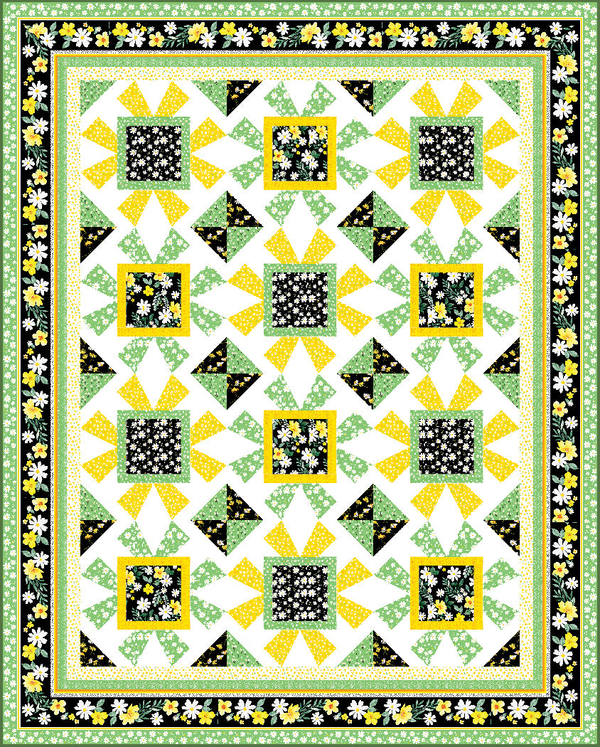 Daisy Patch Pattern The Whimsical Workshop LLC