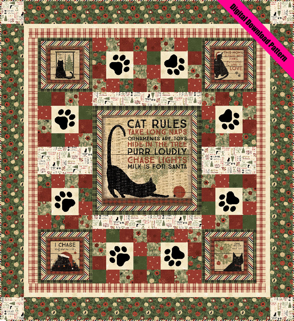 Deck the Paws Quilt Pattern