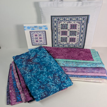 Dragonflies & Posies Pieced/Appliqued Quilt Pattern | Fabric Kit