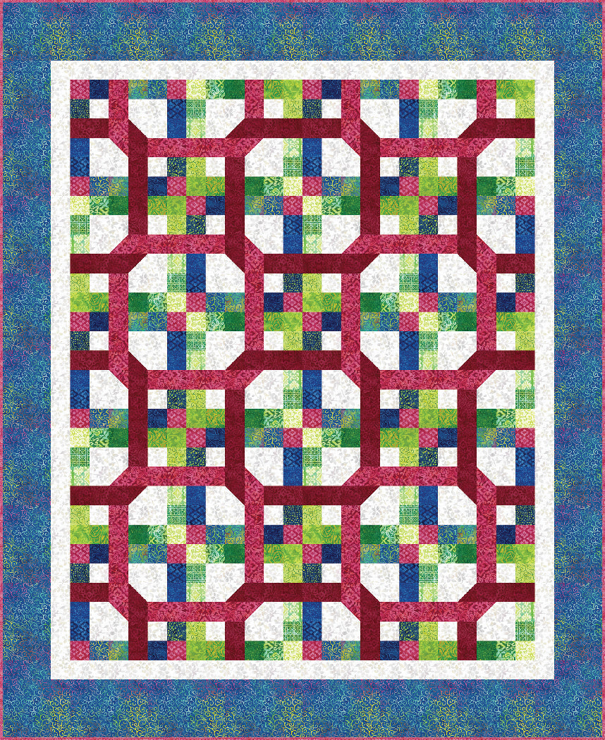 Facets of Color Quilt Pattern | Fabric Kit