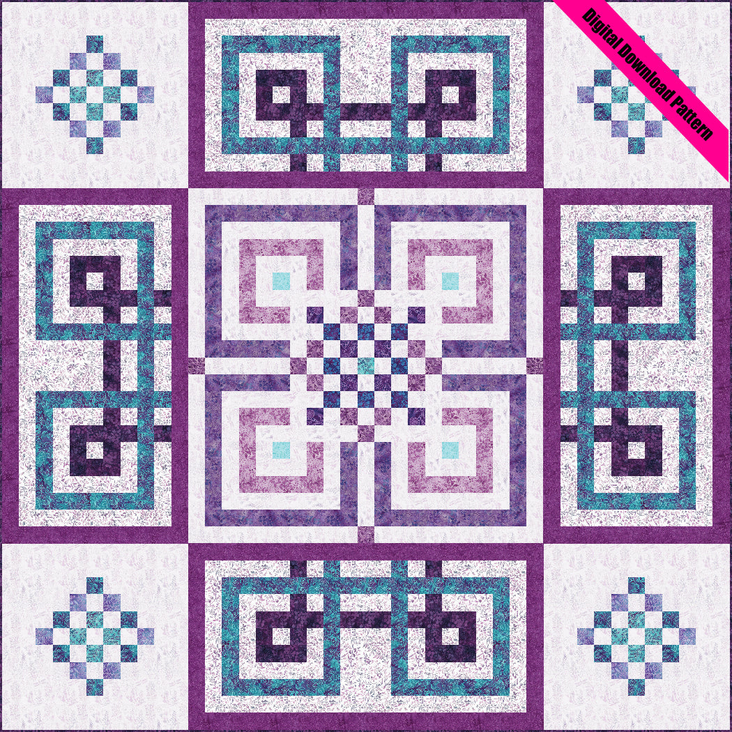 Find Your Path Pieced Quilt Pattern | Fabric Kit