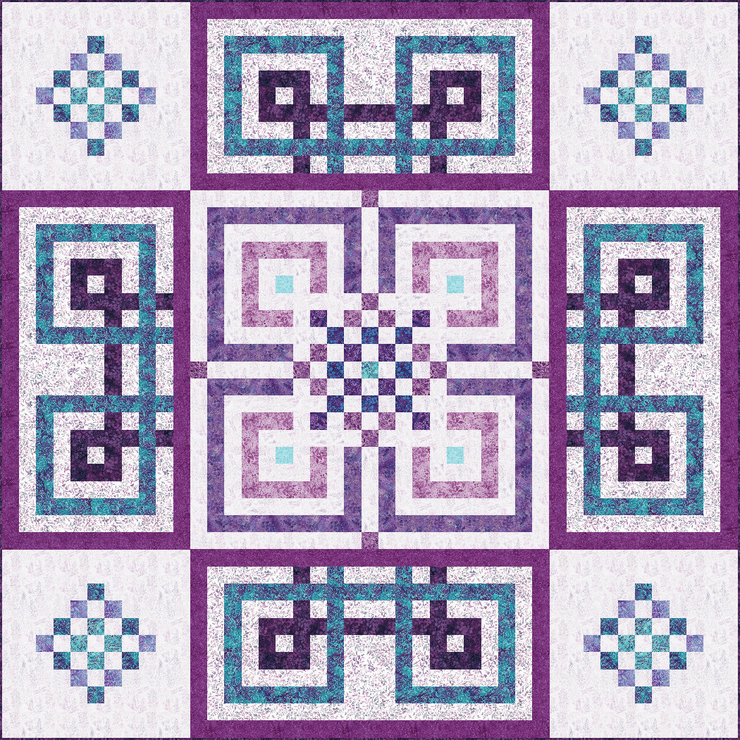Find Your Path Pieced Quilt Pattern | Fabric Kit