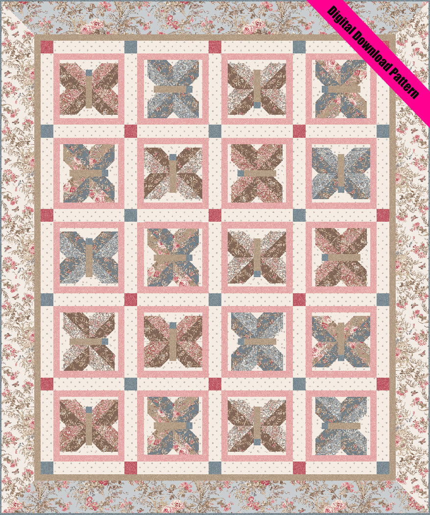 Flutters in the Meadow Quilt Pattern