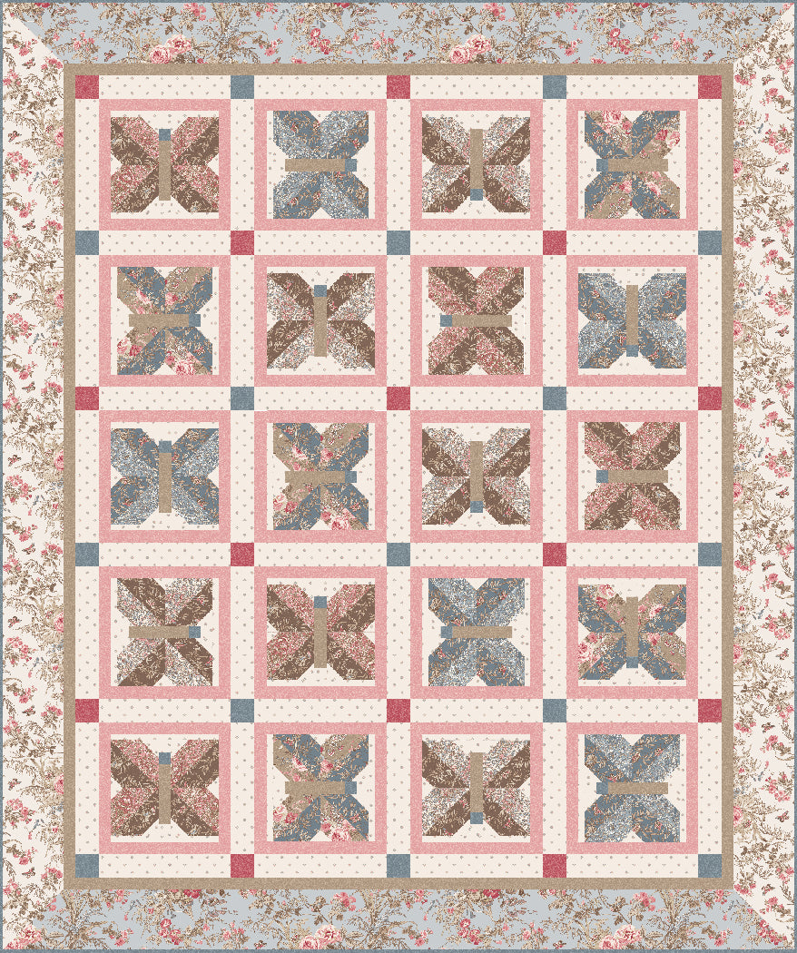 Flutters in the Meadow Quilt Pattern