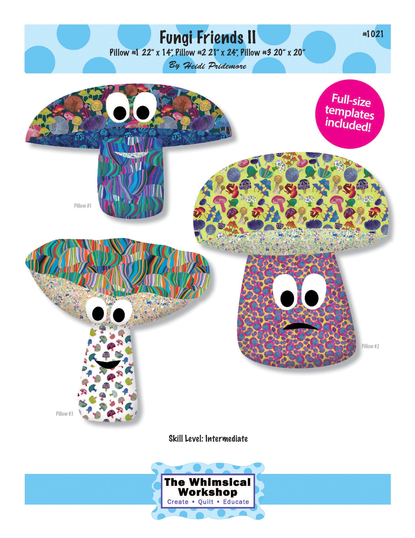 Fungi Friends II Pillow Pattern