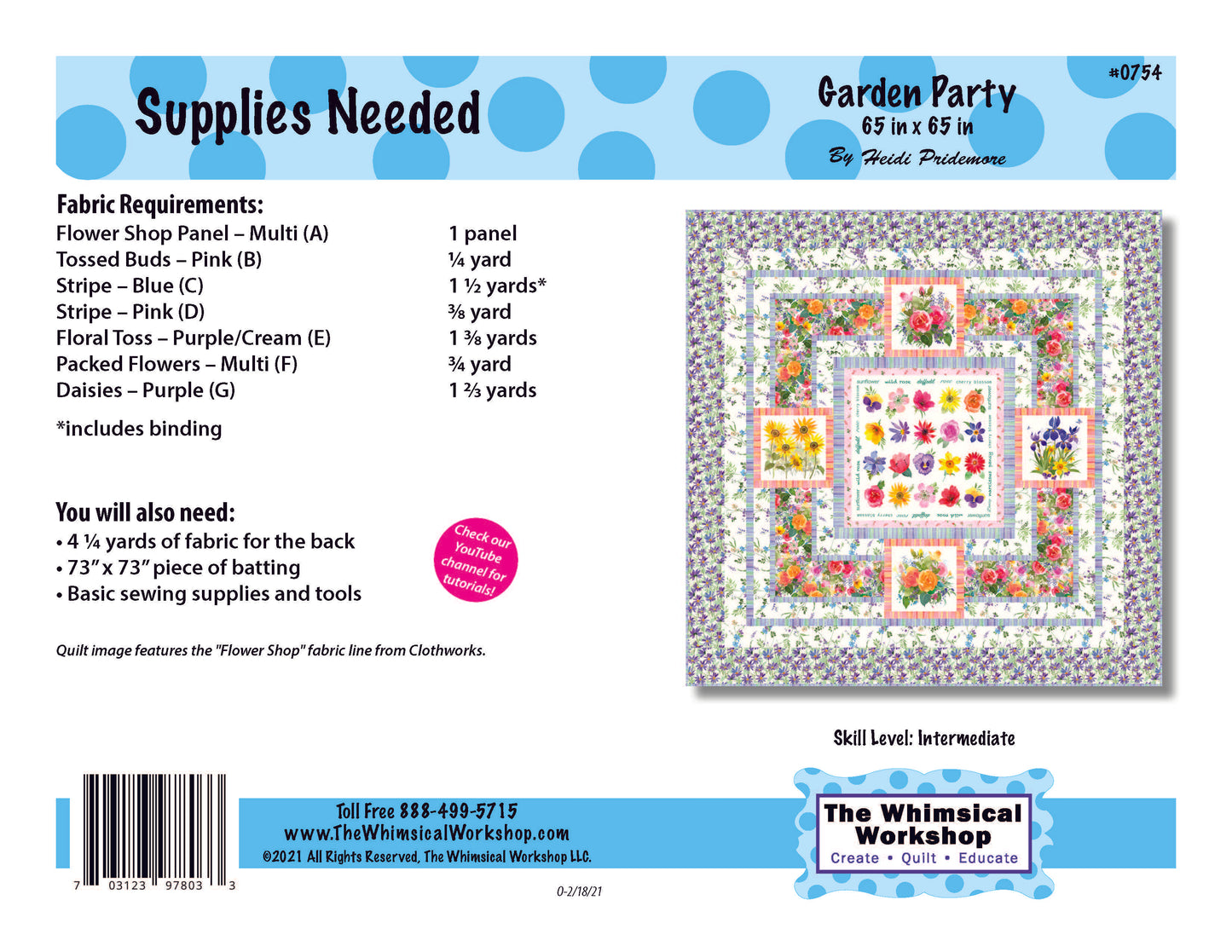 Garden Party Quilt Pattern