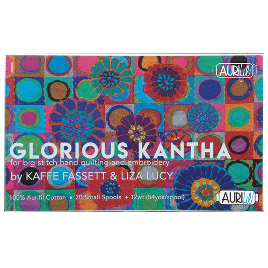Glorious Kantha by Kaffe Fassett - 12wt. Aurifil Thread Set