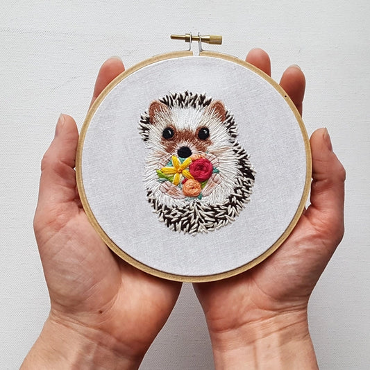 Hedgehog - Hand Embroidery Kit