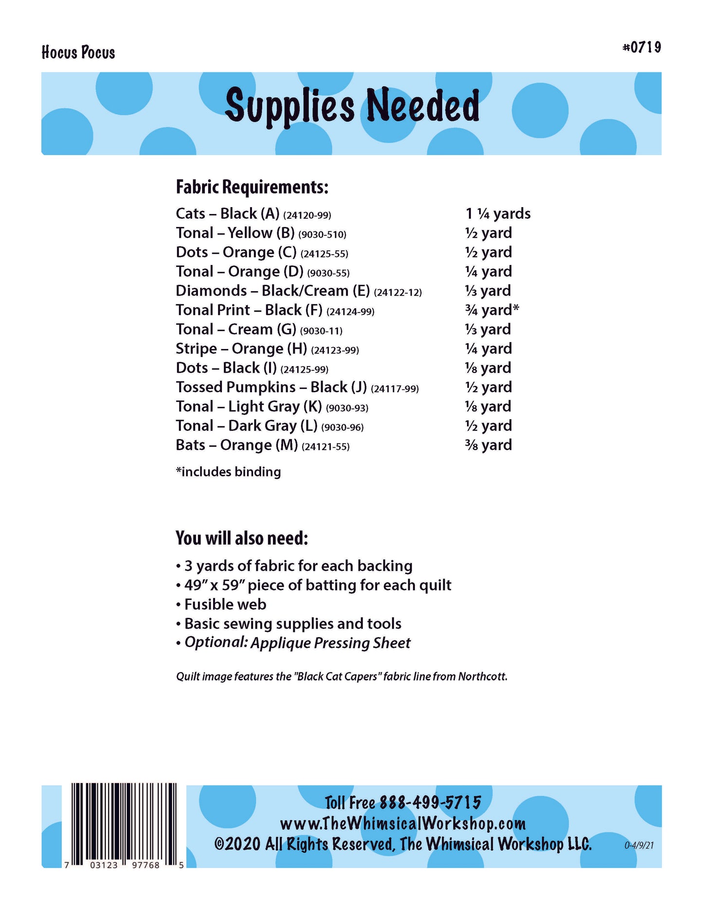 Hocus Pocus - Pattern