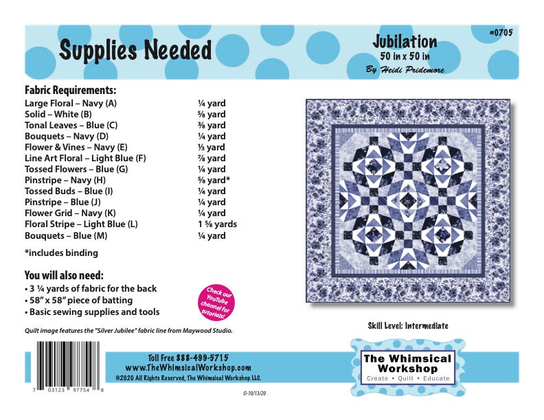 Jubilation Quilt Pattern
