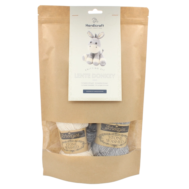 Lente Donkey - Knitting Kit