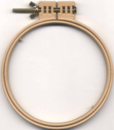 Morgan Hoop No Slip 7" diameter Cross Stitch Punch Needle Embroidery Hoop