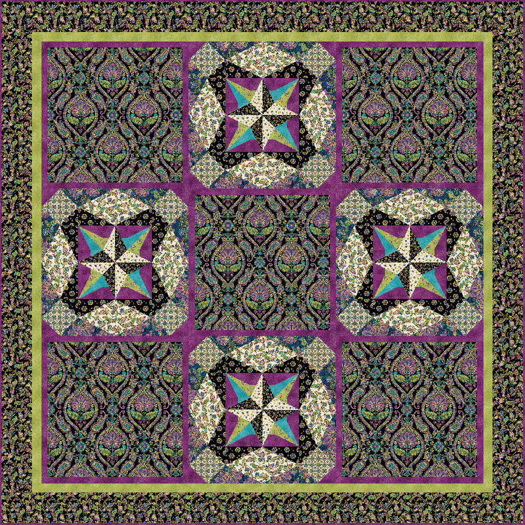Midnight Blooms - Pattern