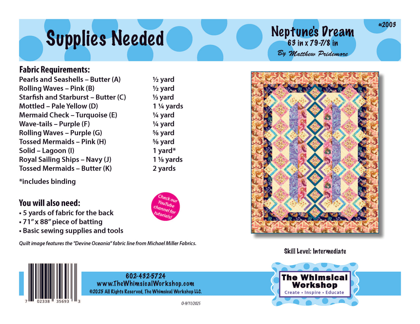 Neptune's Dream quilt pattern