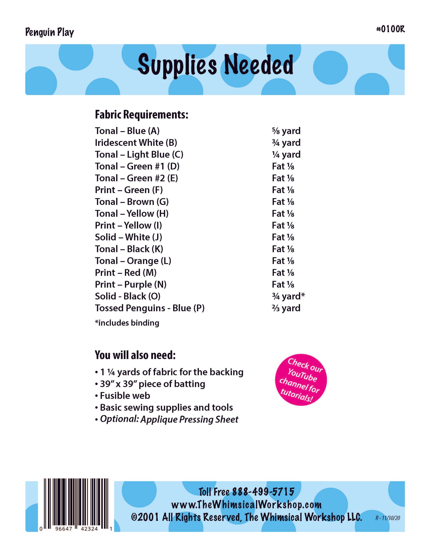 Penguin Play - Pattern