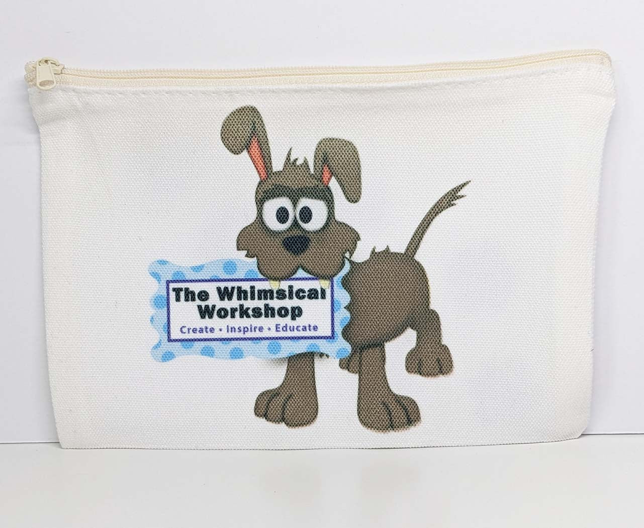 Scrappy the Dog 7" x 5" Zipper Pouch