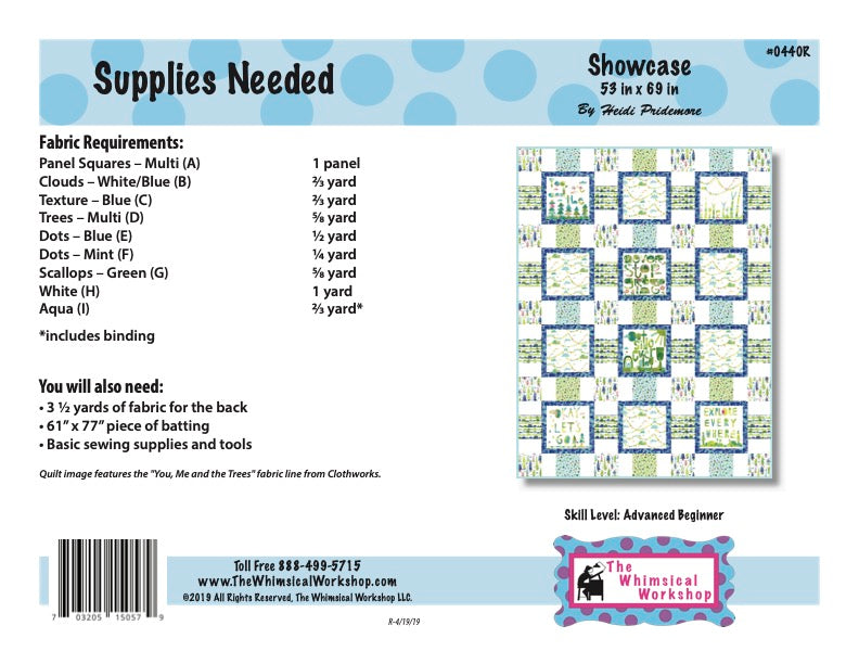 Showcase Quilt Pattern