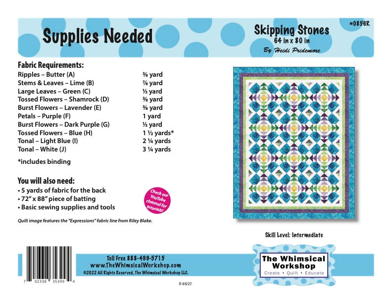 Skipping Stones Quilt Pattern