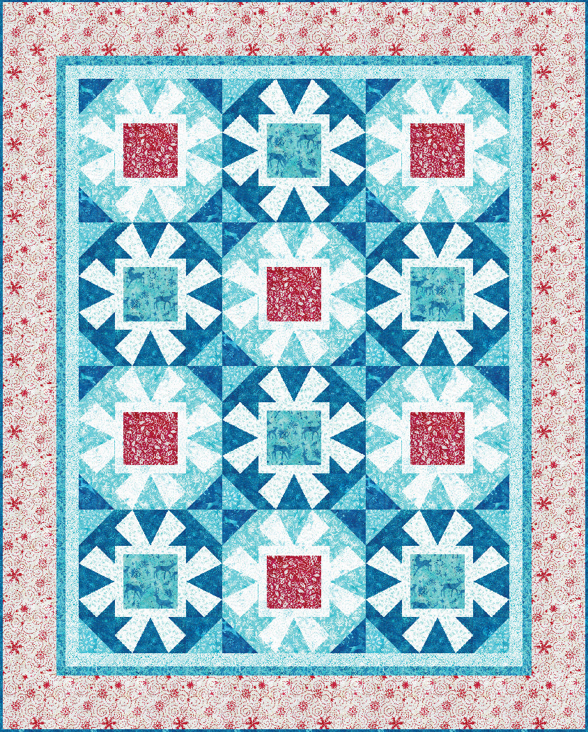 Snowfall Quilt Pattern | Fabric Kit
