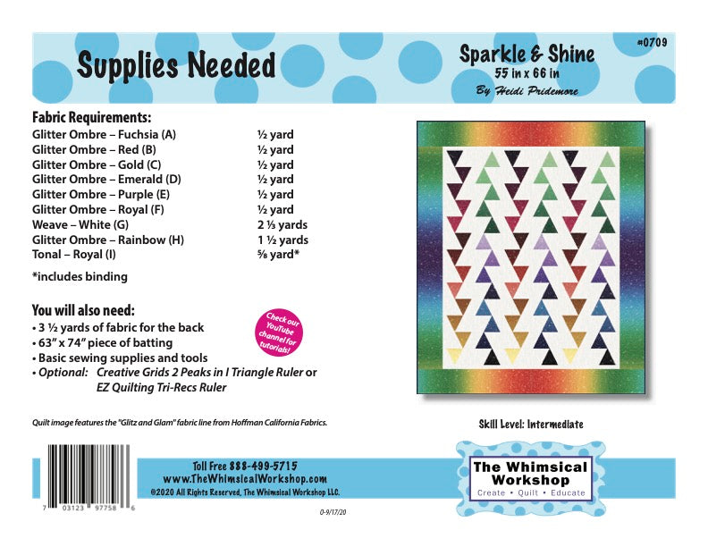 Sparkle & Shine Quilt Pattern