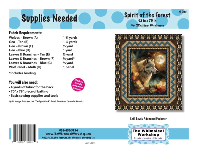 Spirit of the Forest Quilt Pattern