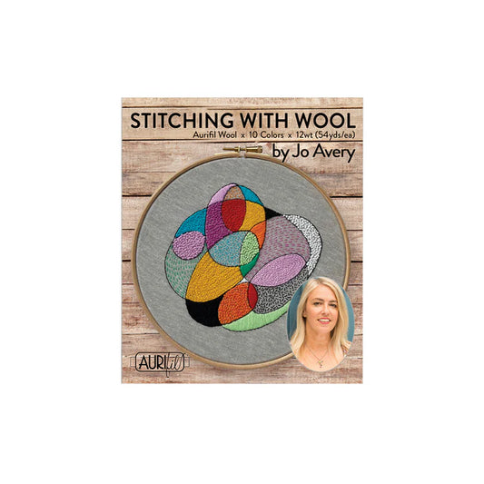 Stitching with Wool - 12wt Wool Aurifil Thread Set