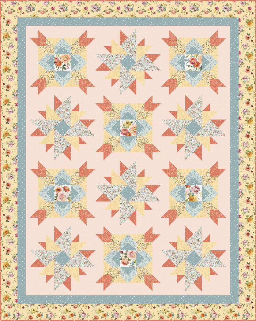 Vintage Blooms II Quilt Pattern