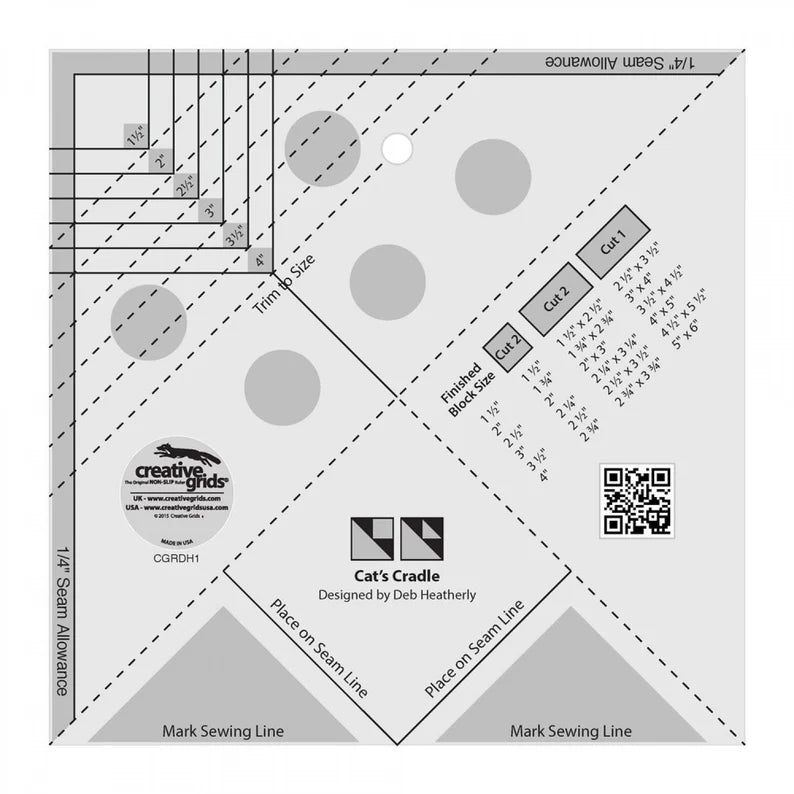 Creative Grids Cat's Cradle Tool Ruler