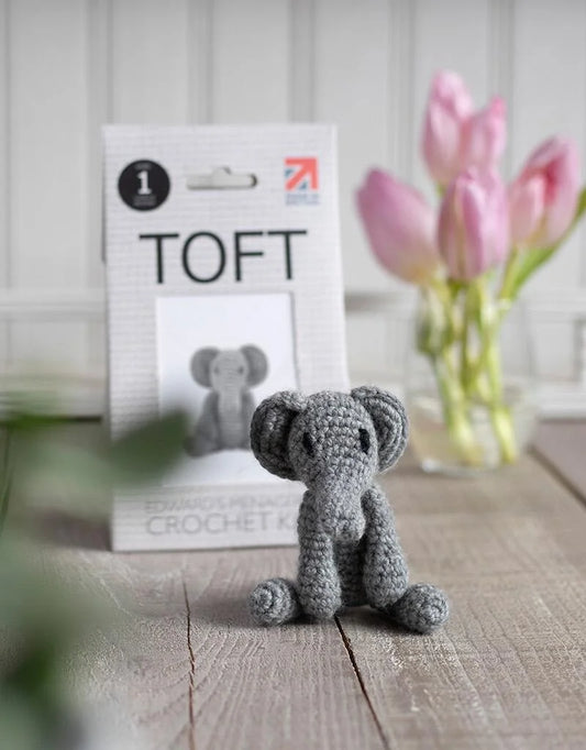 Mini Bridget the Elephant - Crochet Kit