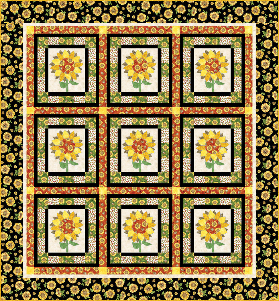Blooming Sunflowers - Pattern