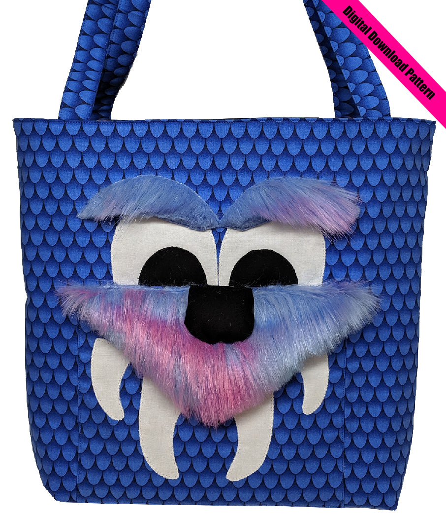 Mr. Monster Tote - Digital Download Pattern