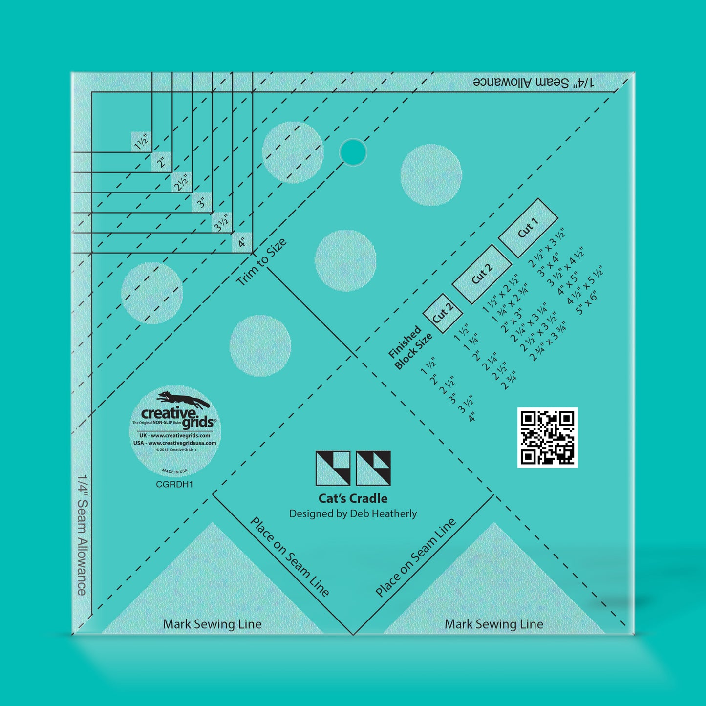 Creative Grids Cat's Cradle Tool Ruler